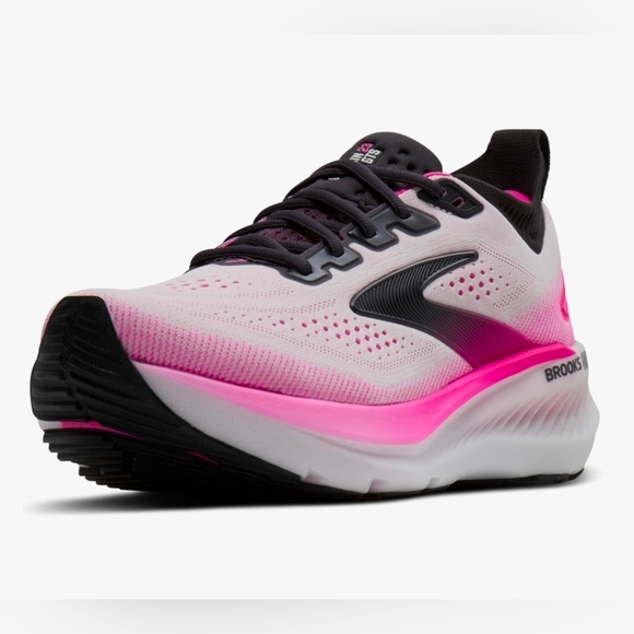Brooks Shoes - Brooks Women's Athletic Shoes - White and Pink